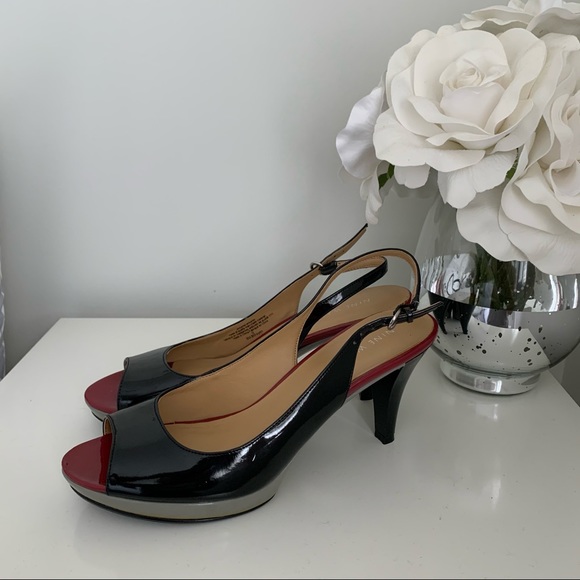 Nine West open toed sandals size 8 - Picture 4 of 7